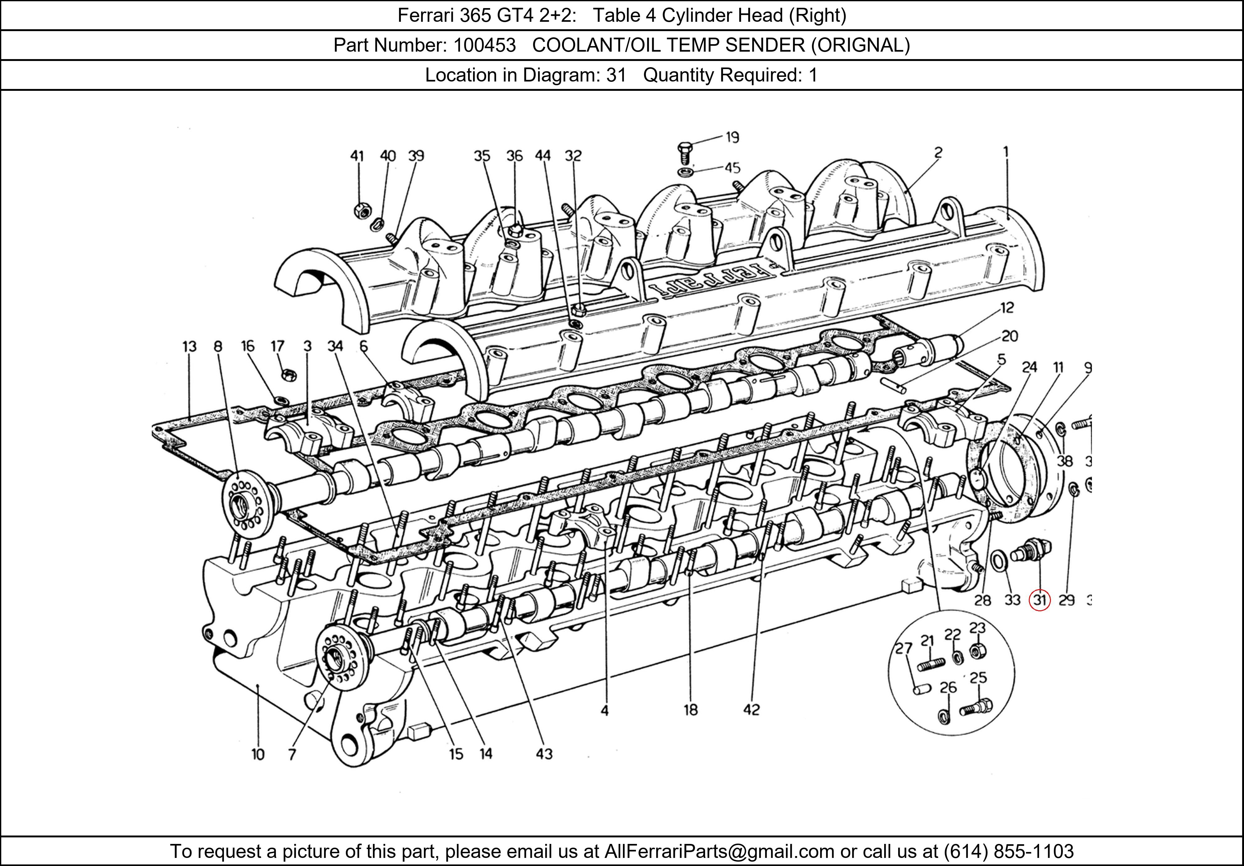 Ferrari Part 100453