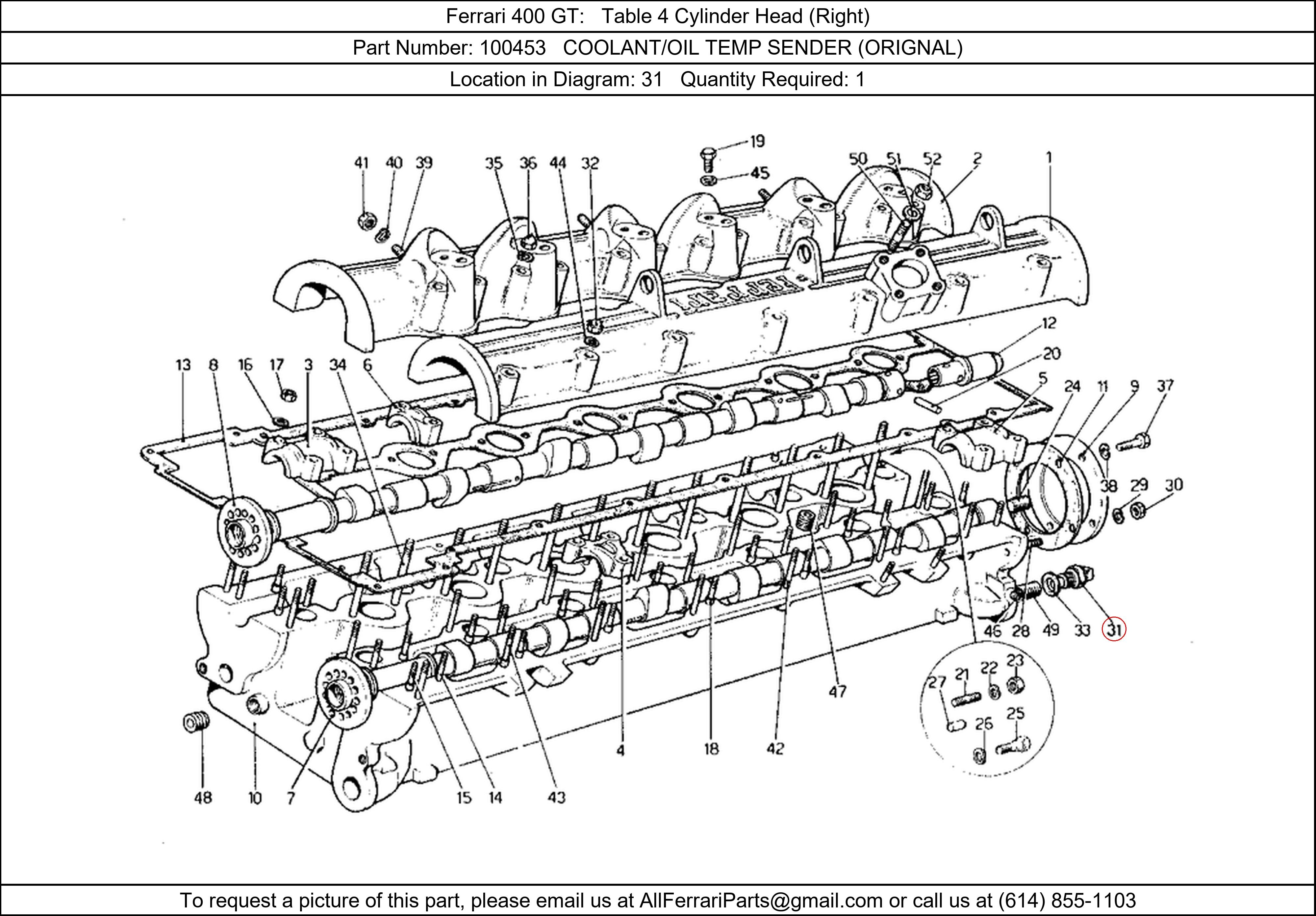 Ferrari Part 100453