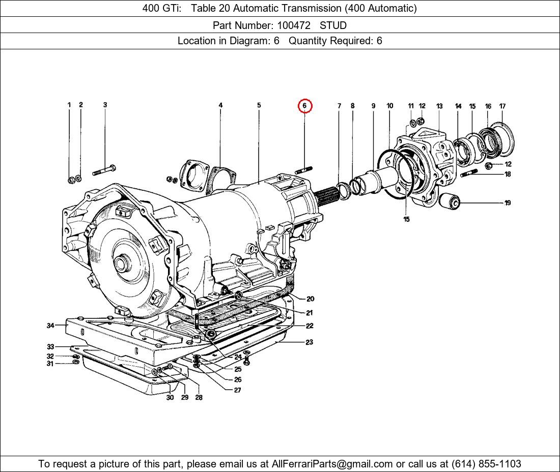 Ferrari Part 100472