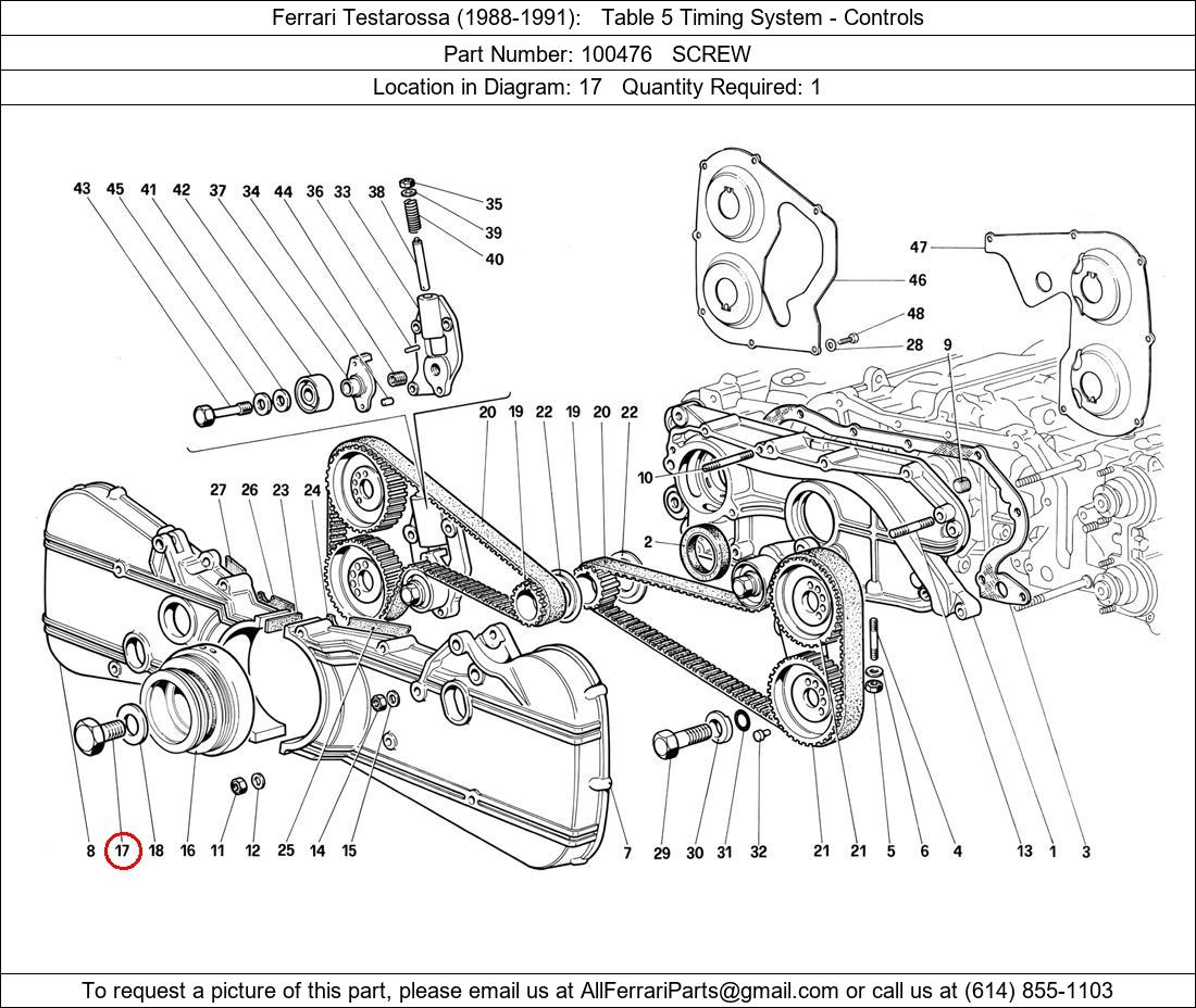 Ferrari Part 100476