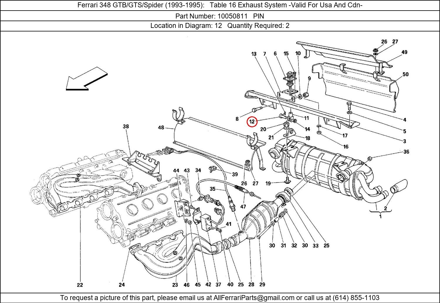 Ferrari Part 10050811