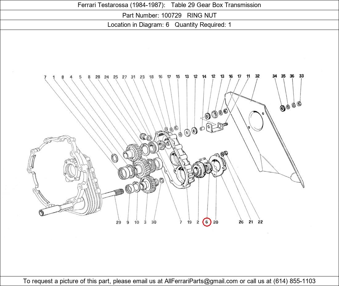 Ferrari Part 100729