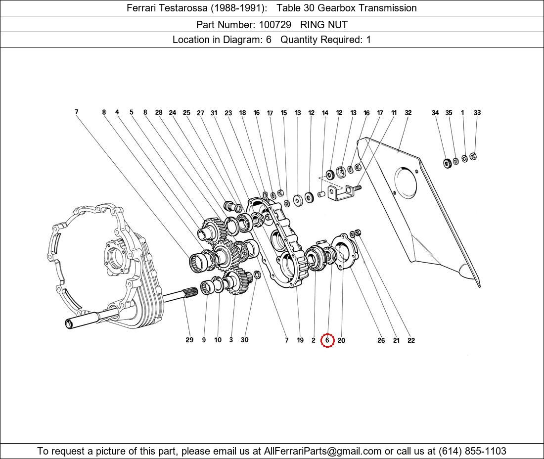 Ferrari Part 100729