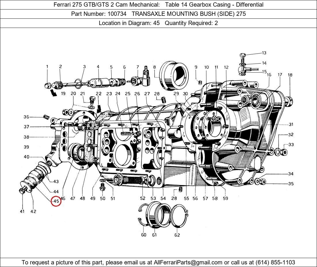 Ferrari Part 100734