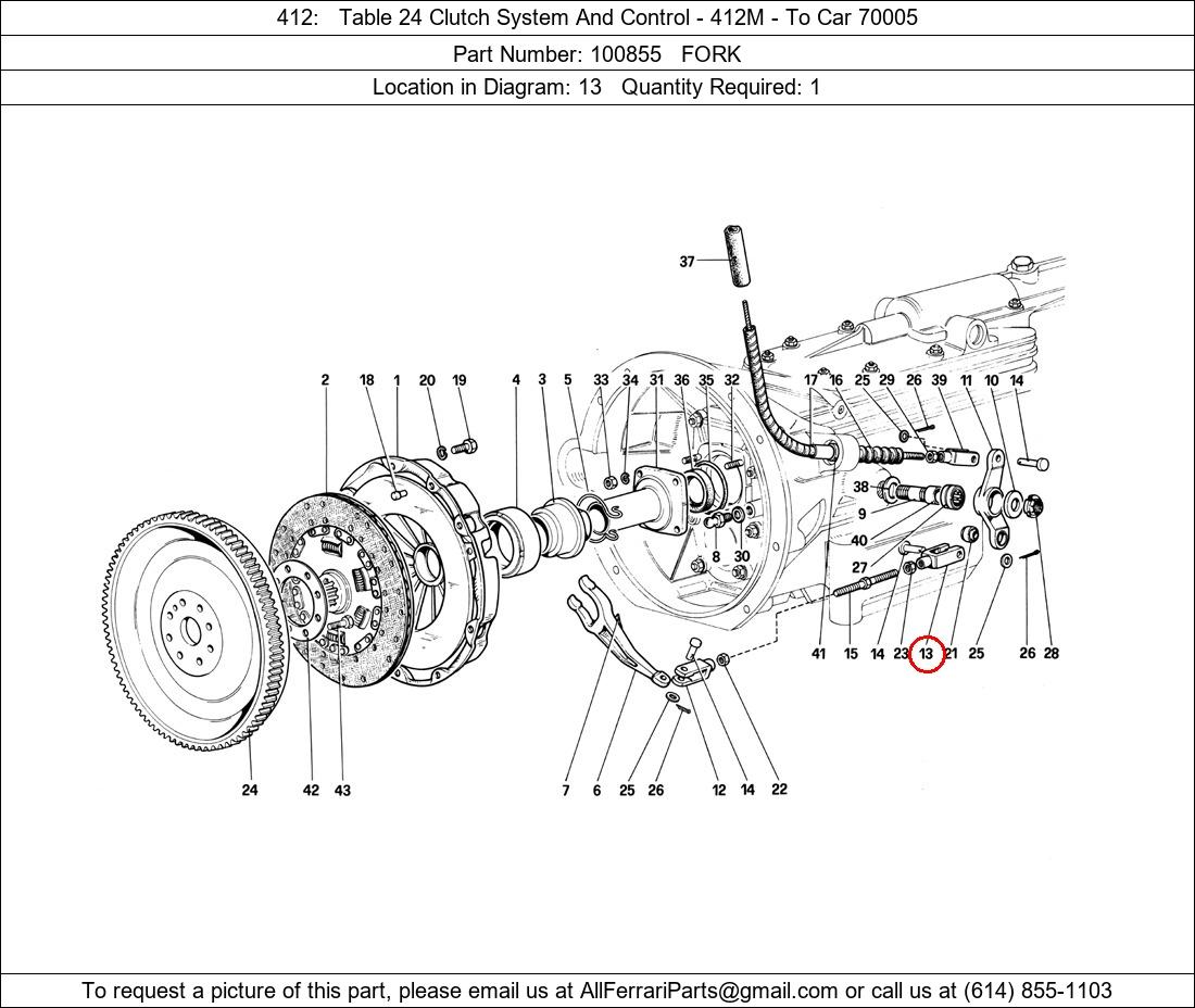 Ferrari Part 100855