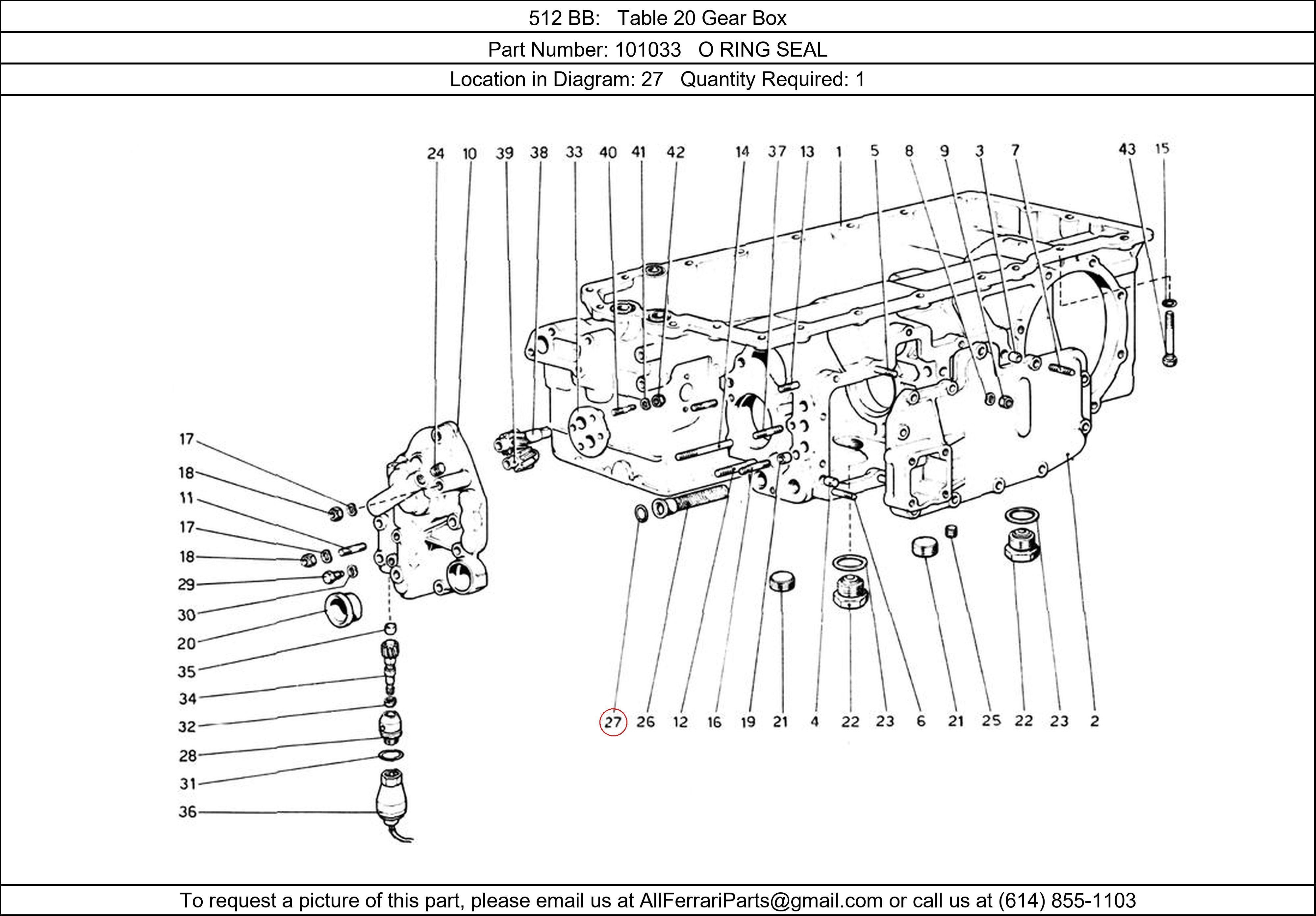 Ferrari Part 101033