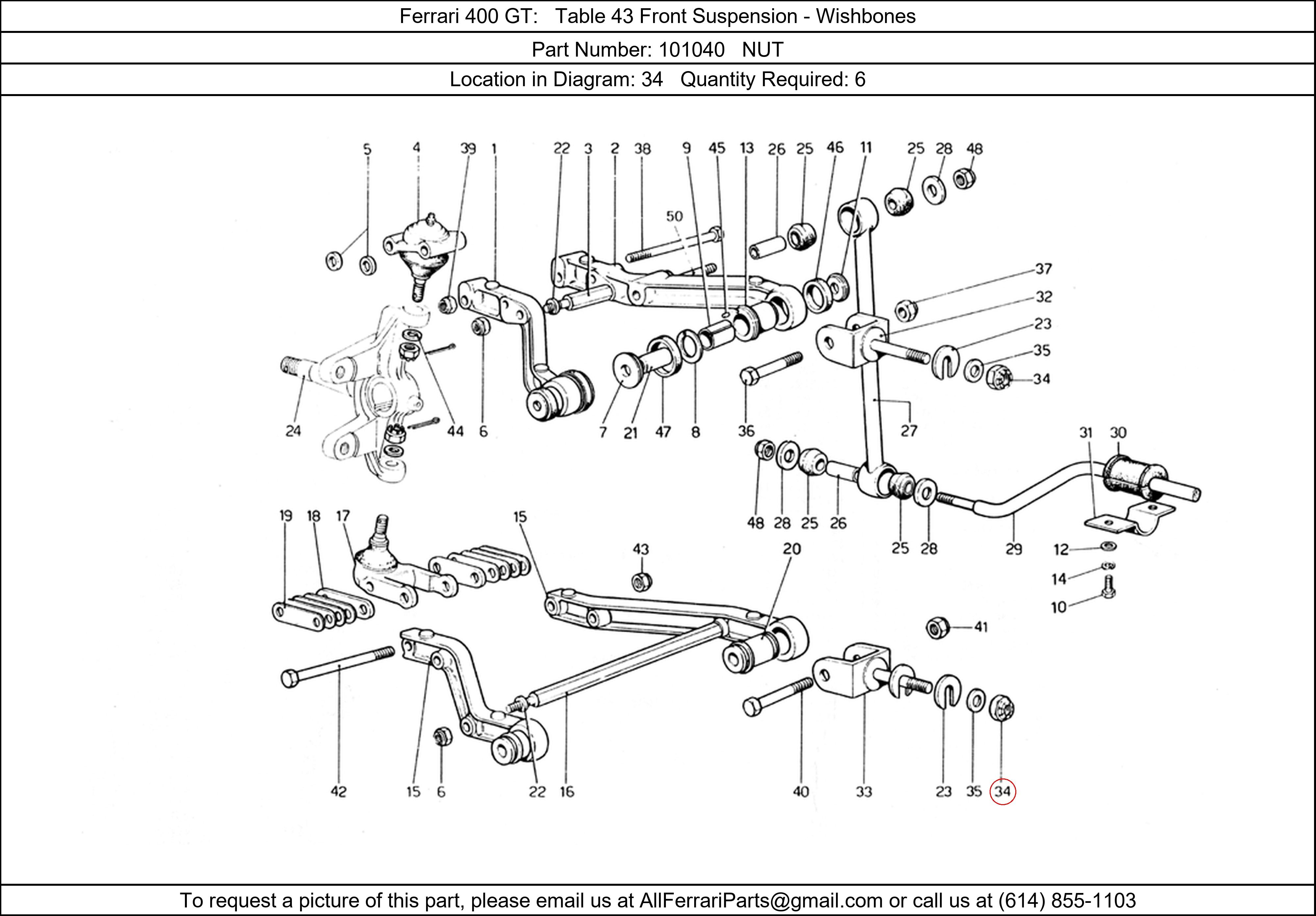 Ferrari Part 101040