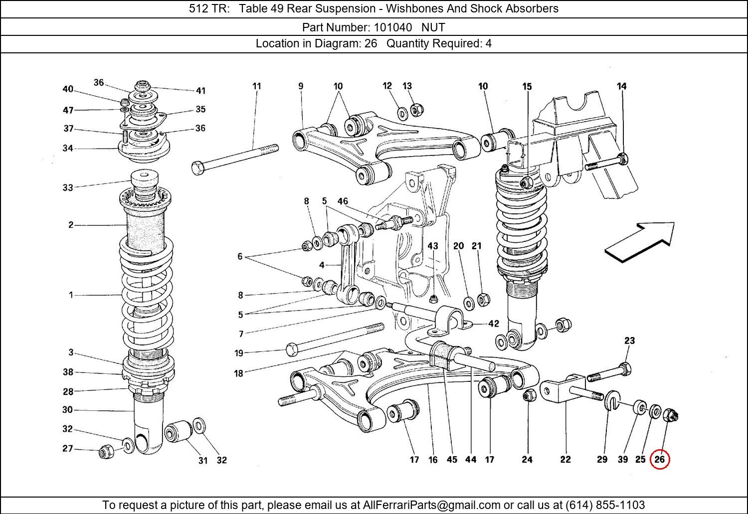 Ferrari Part 101040