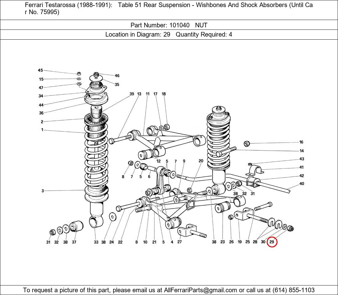 Ferrari Part 101040