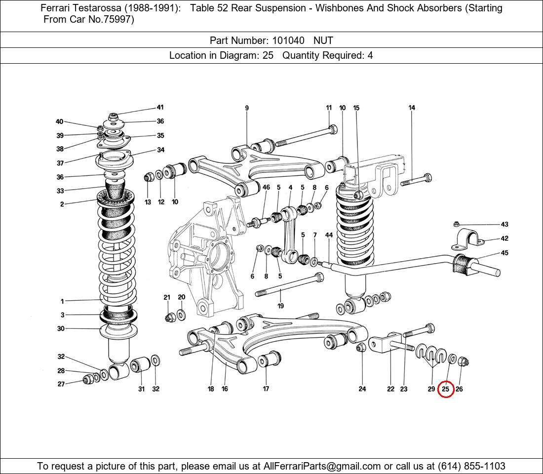 Ferrari Part 101040