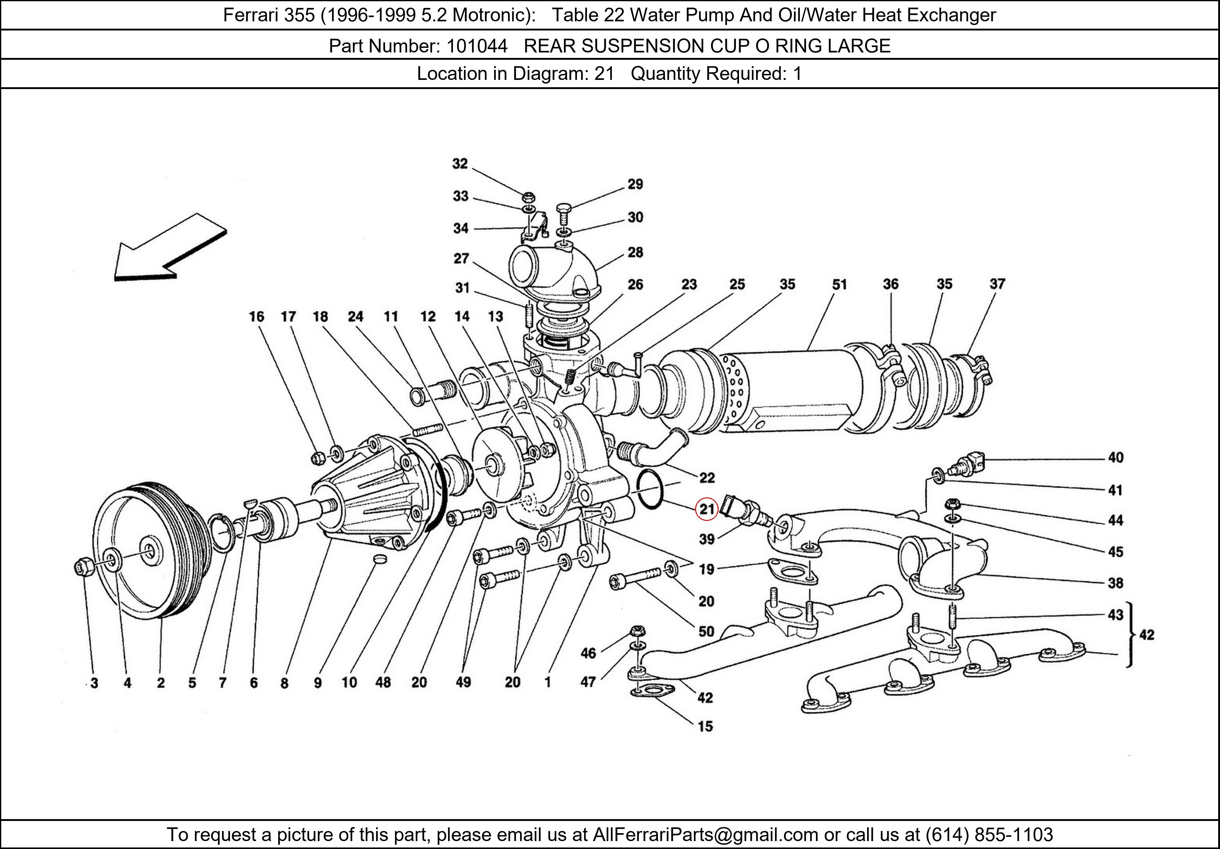 Ferrari Part 101044