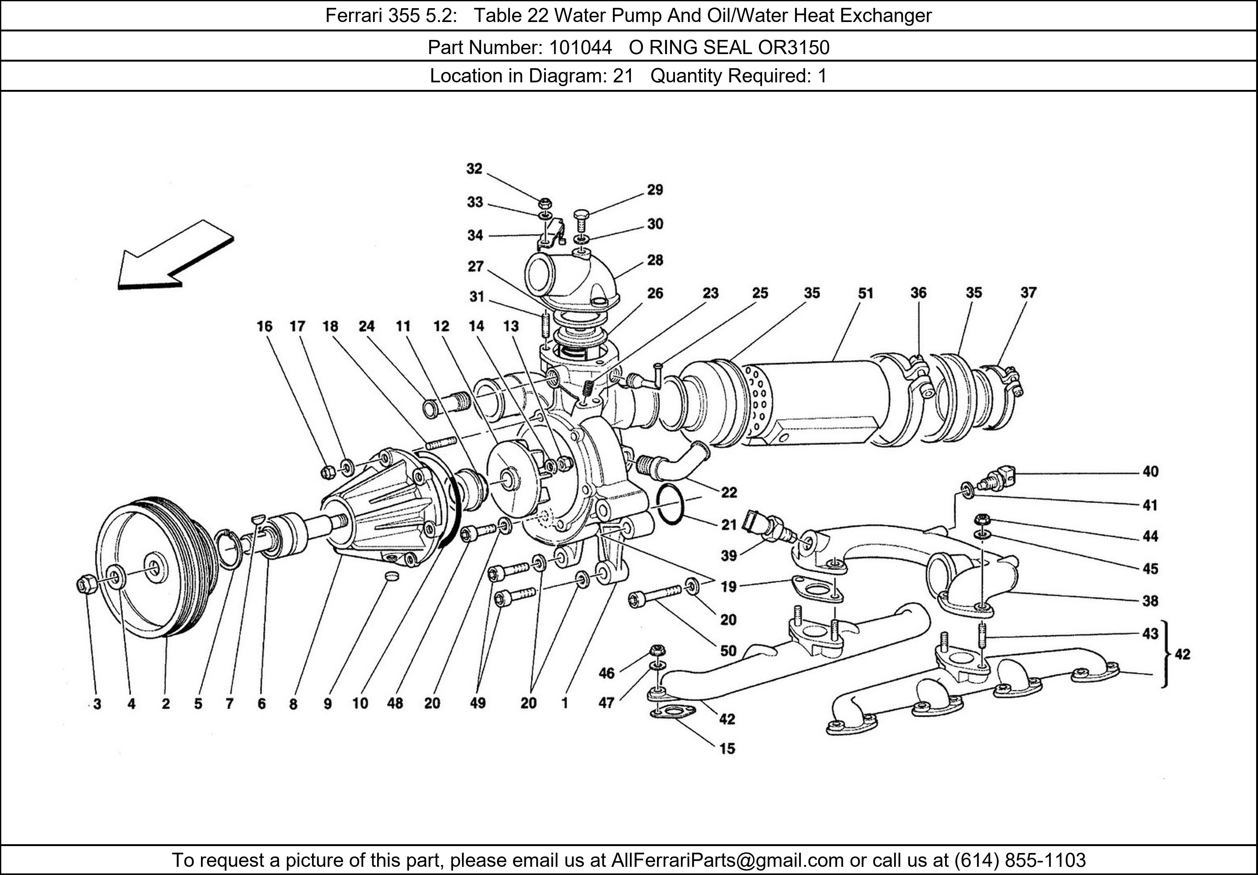 Ferrari Part 101044