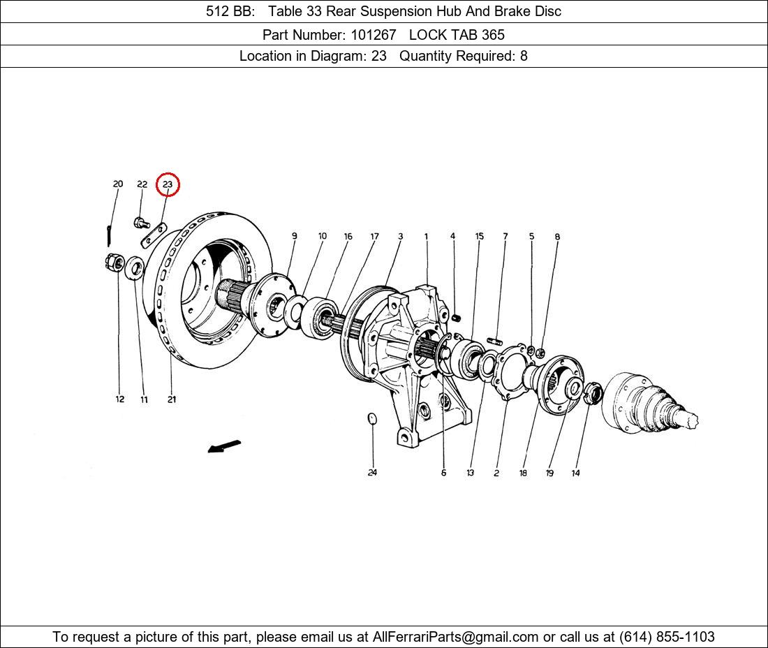 Ferrari Part 101267