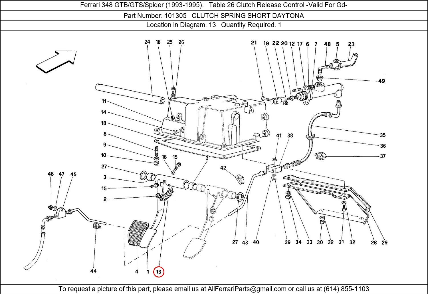 Ferrari Part 101305