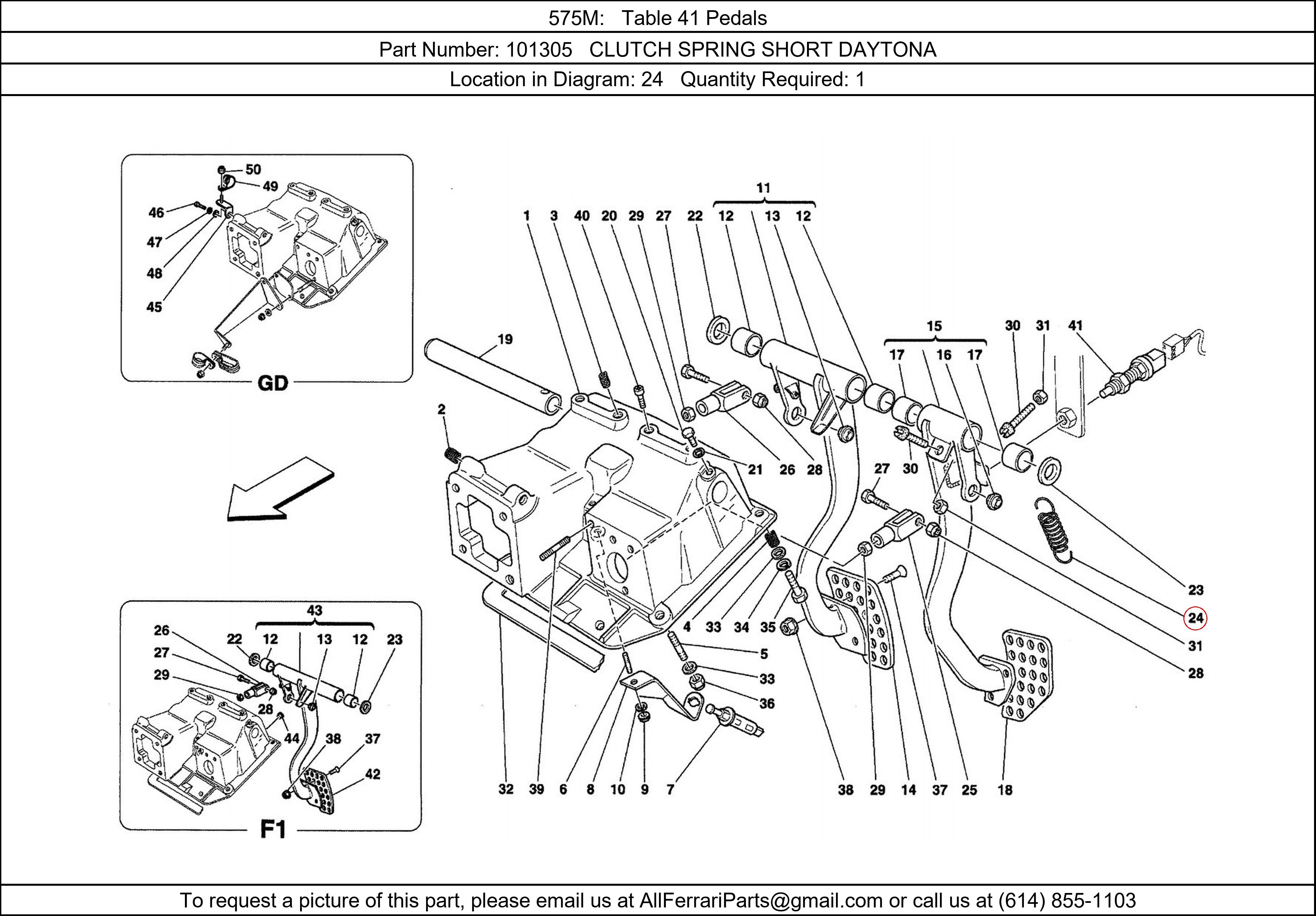 Ferrari Part 101305