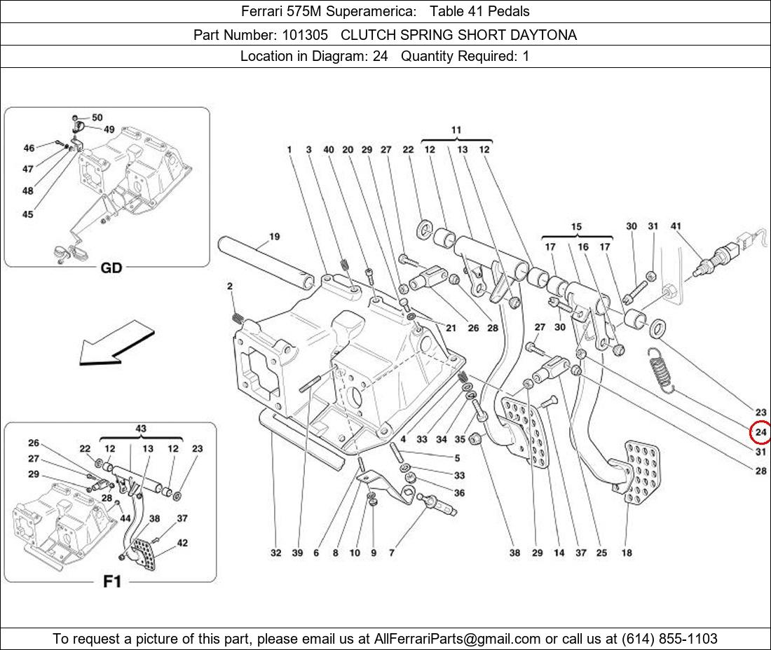 Ferrari Part 101305