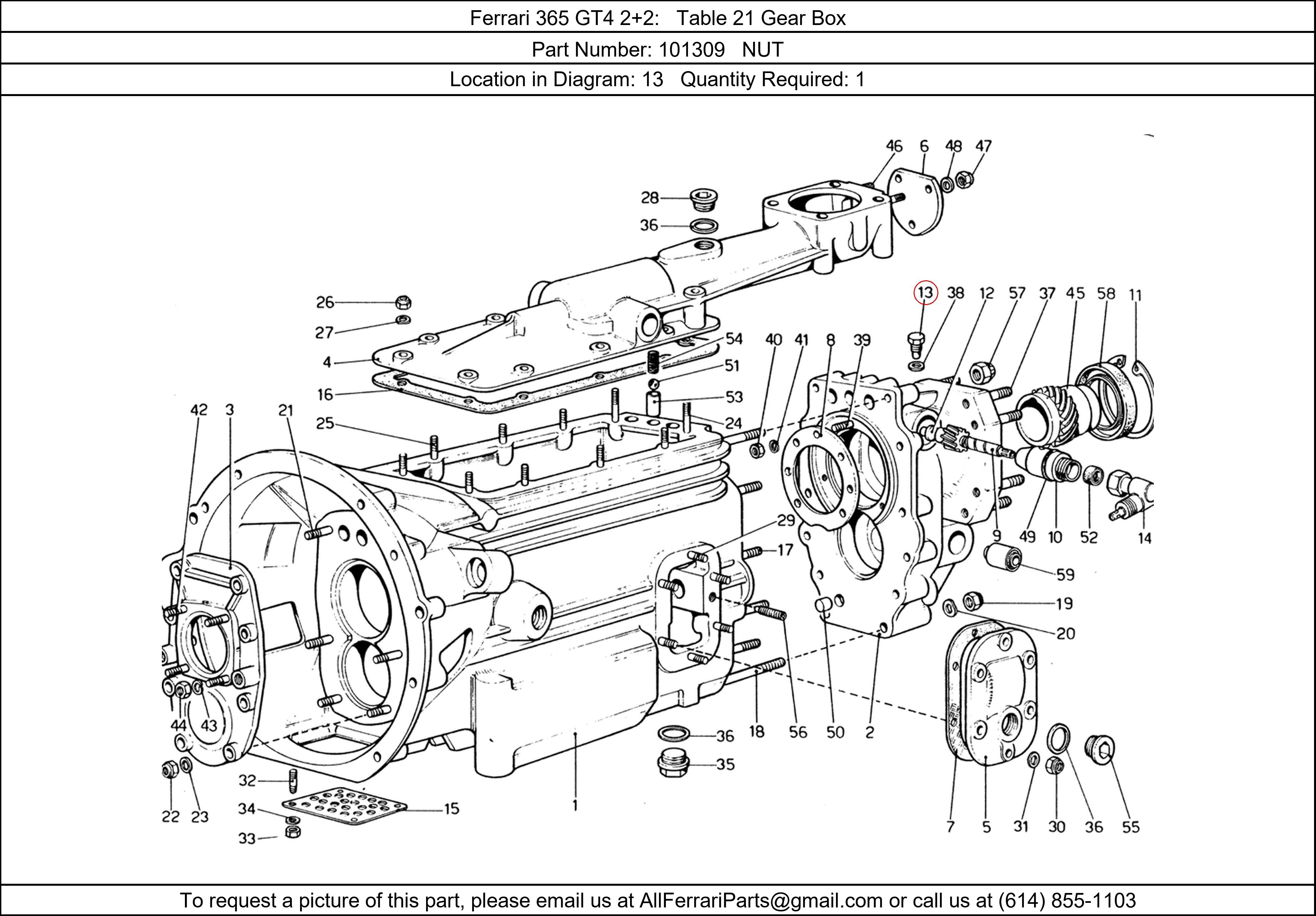 Ferrari Part 101309