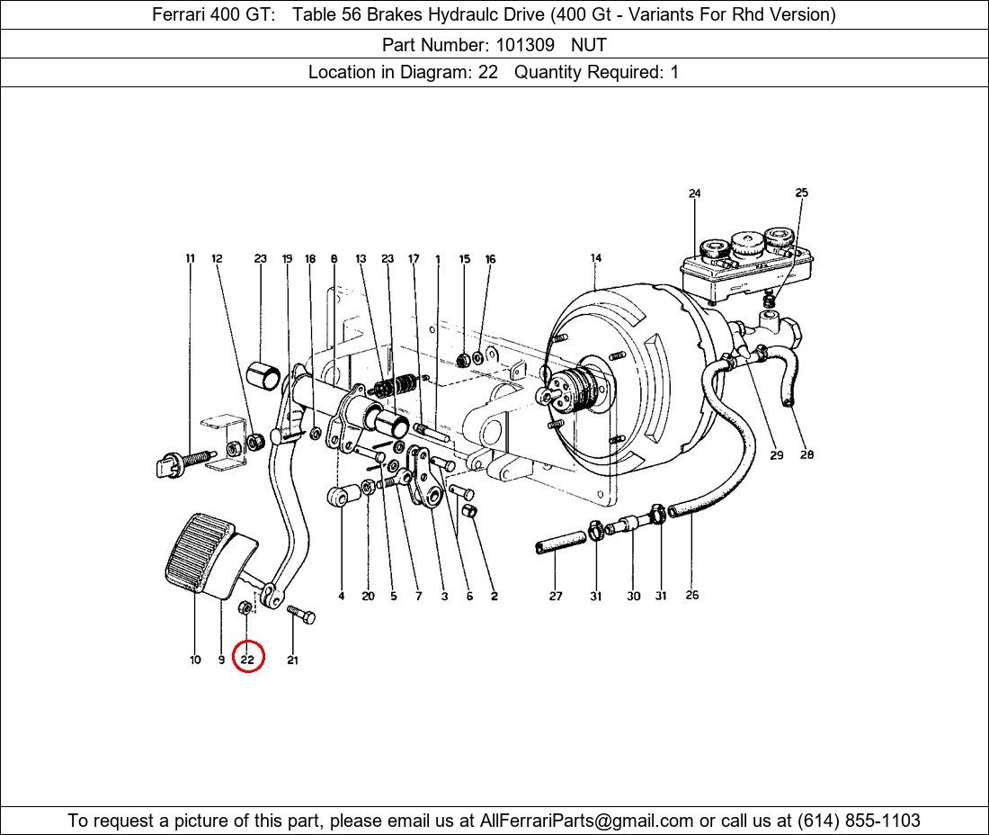 Ferrari Part 101309