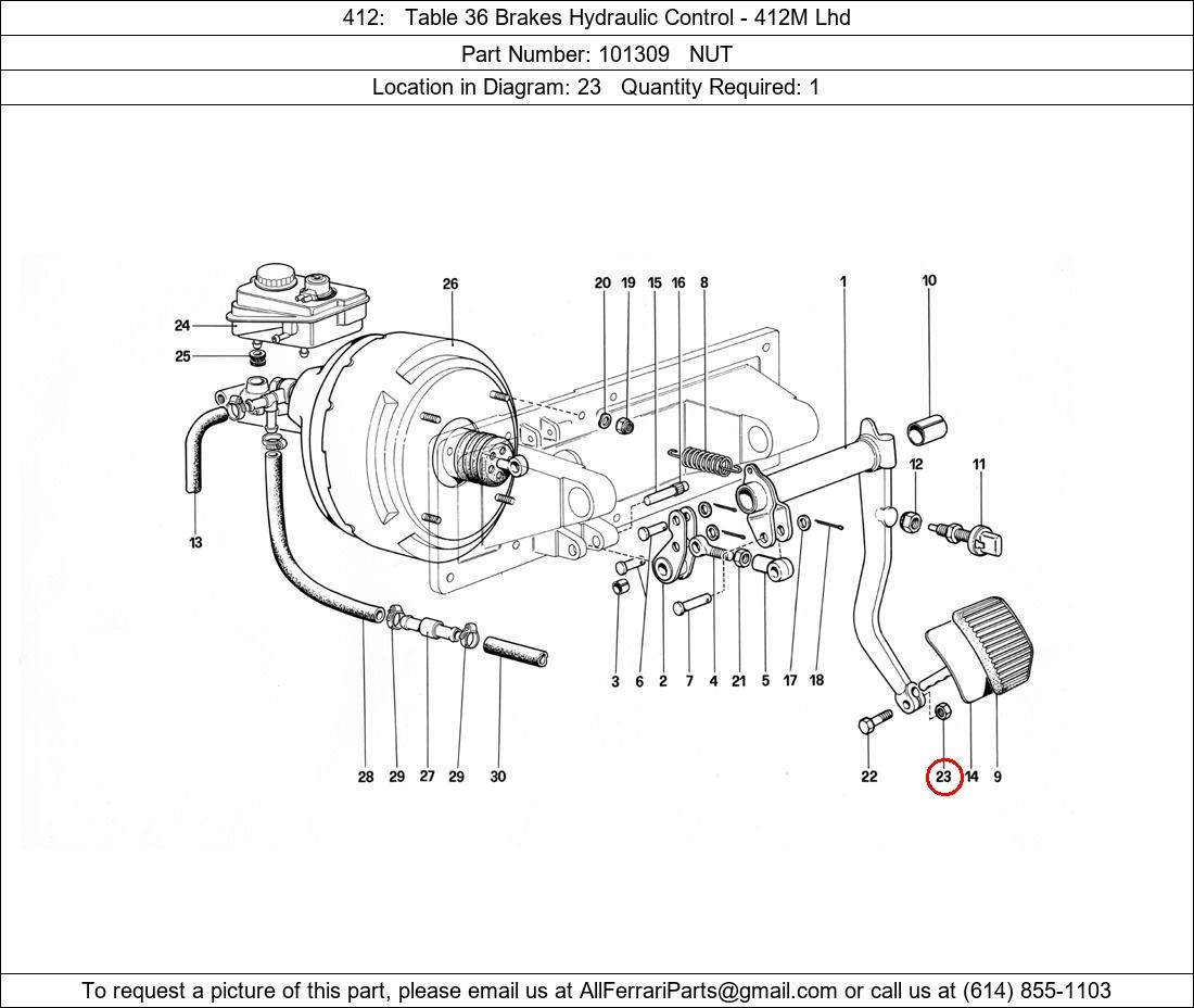 Ferrari Part 101309