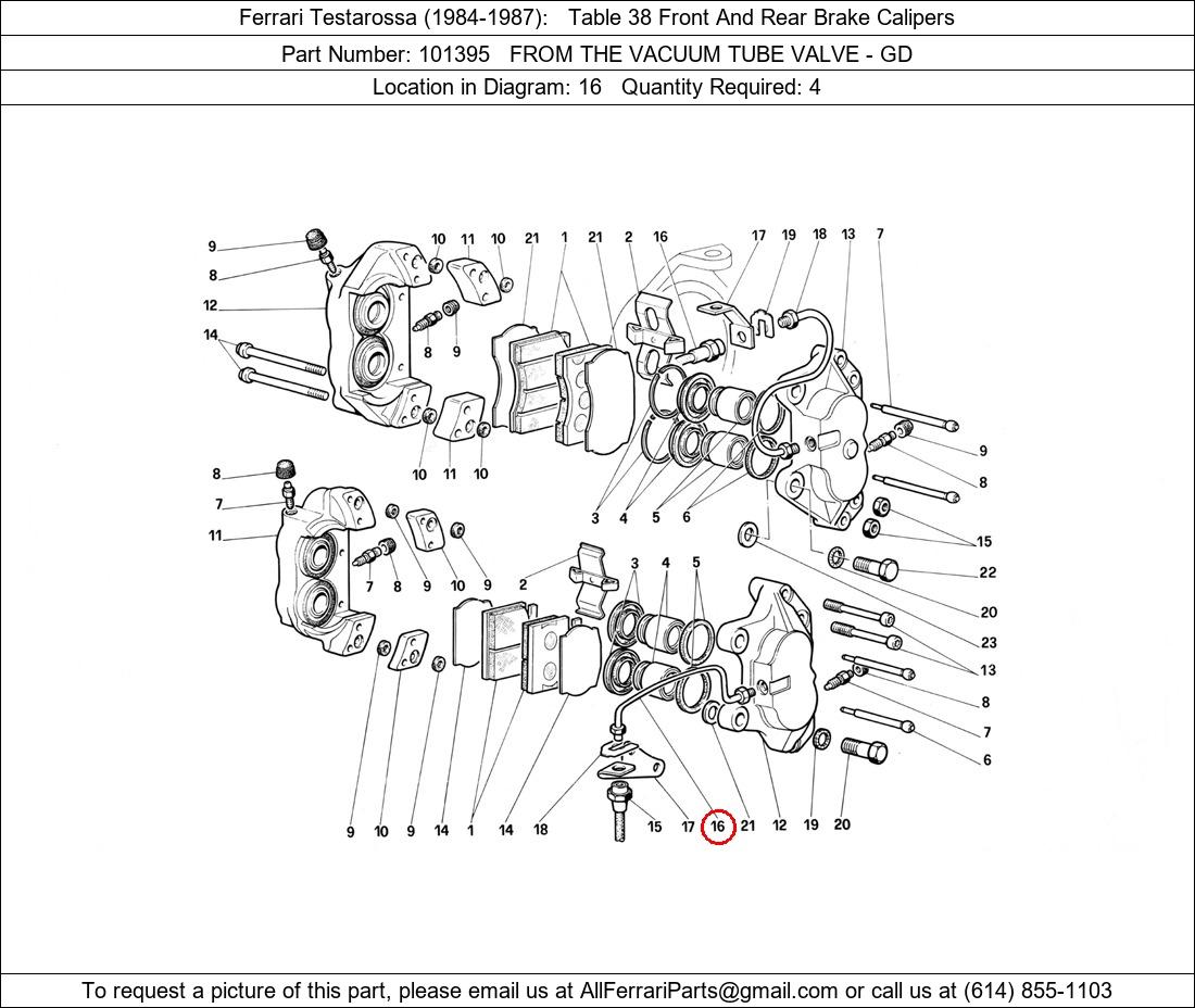 Ferrari Part 101395