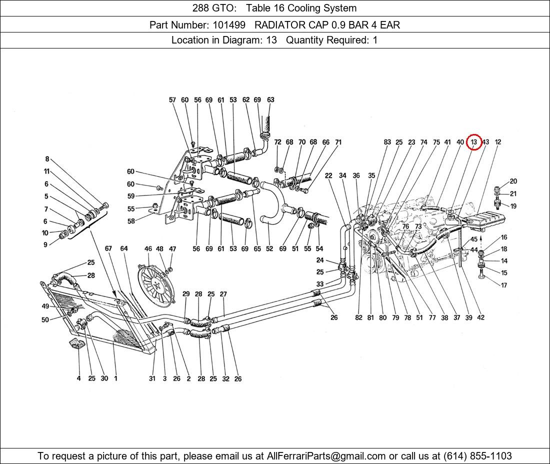 Ferrari Part 101499