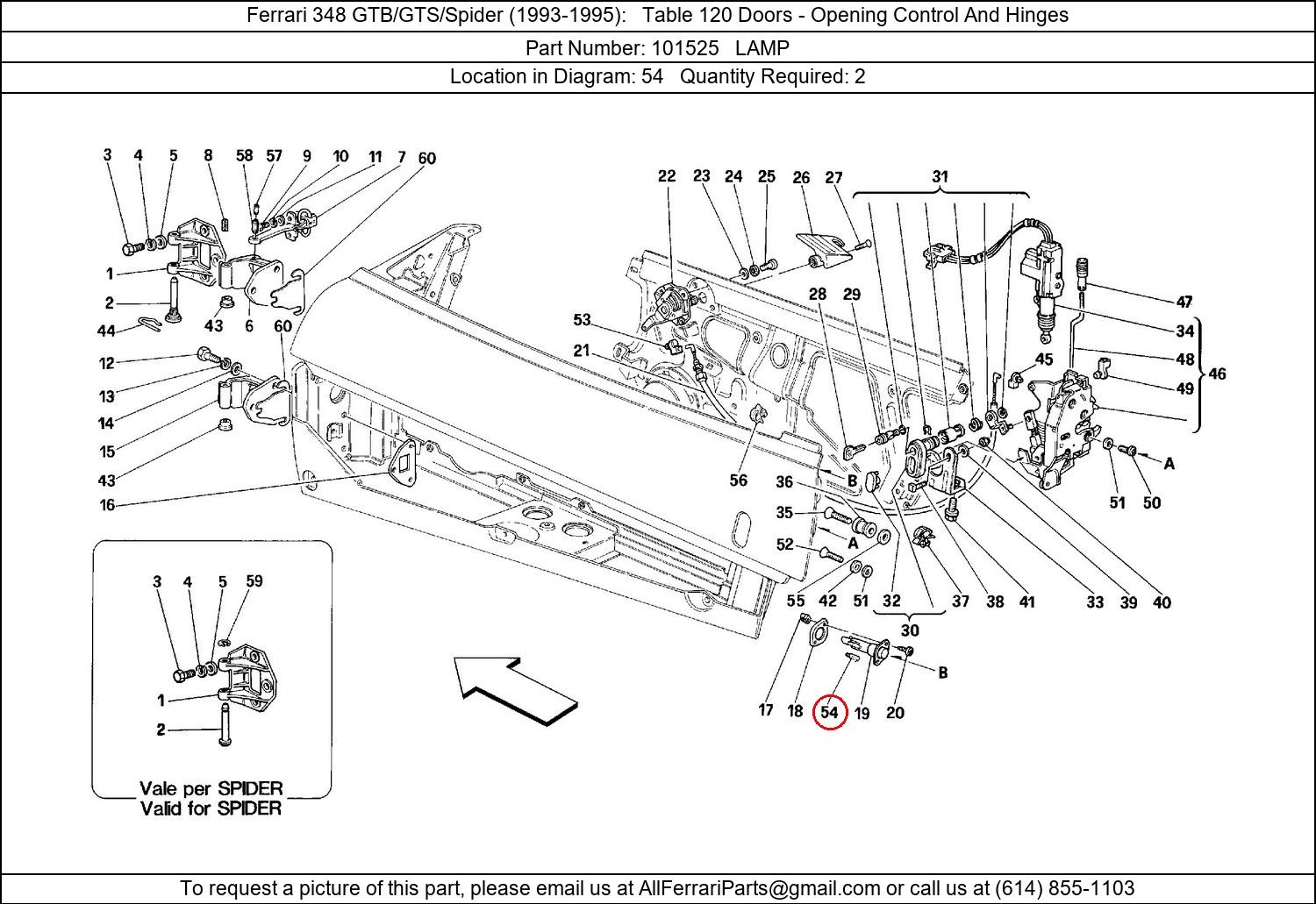 Ferrari Part 101525