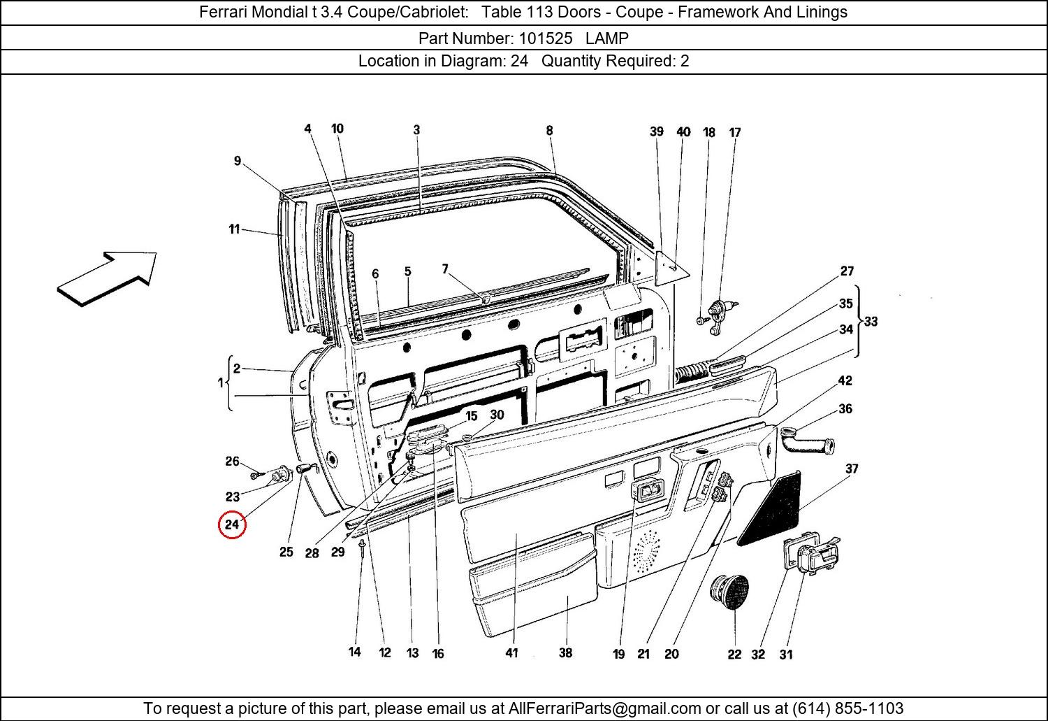 Ferrari Part 101525