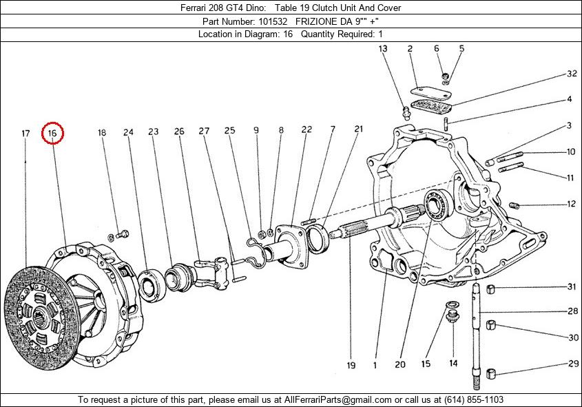 Ferrari Part 101532