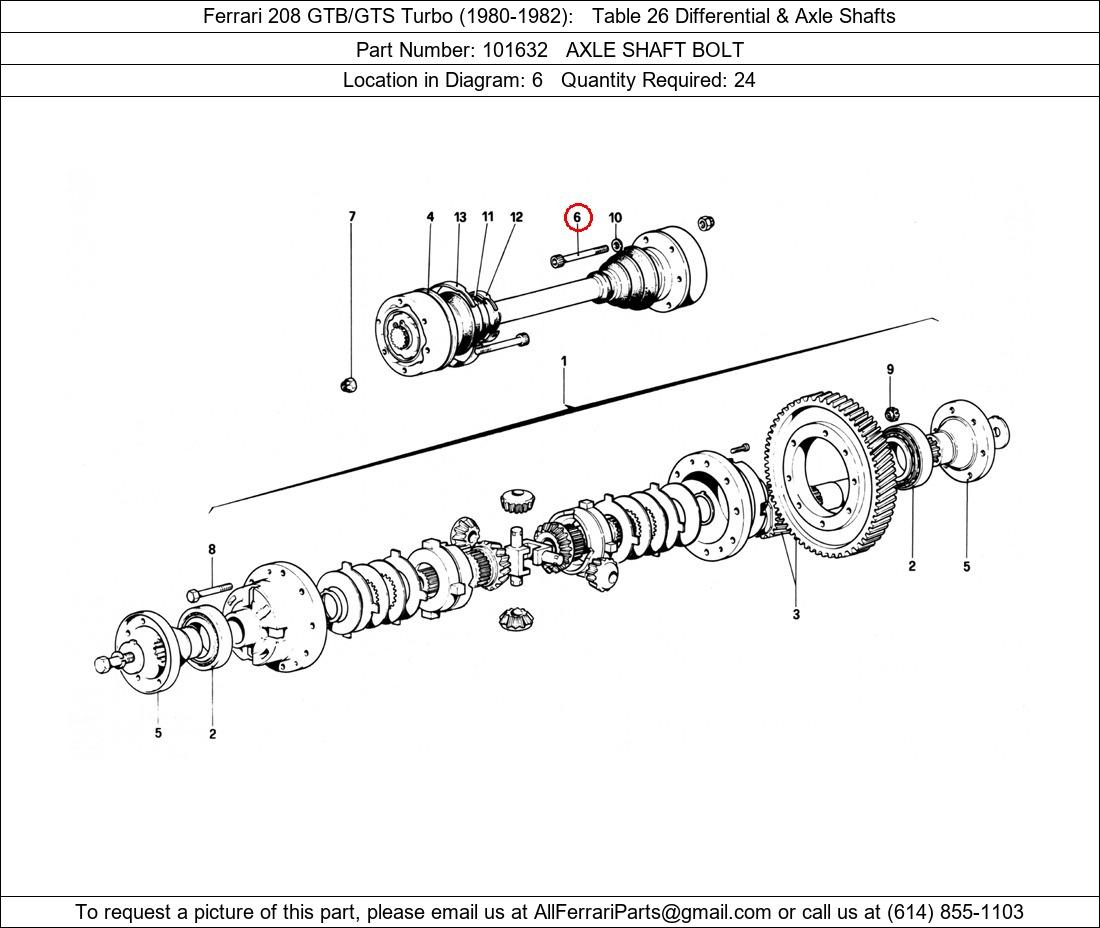 Ferrari Part 101632