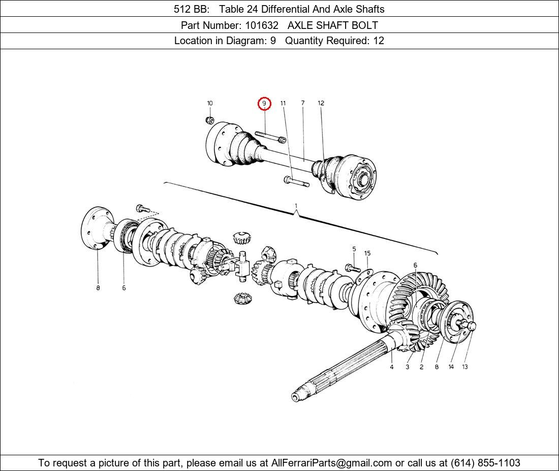 Ferrari Part 101632