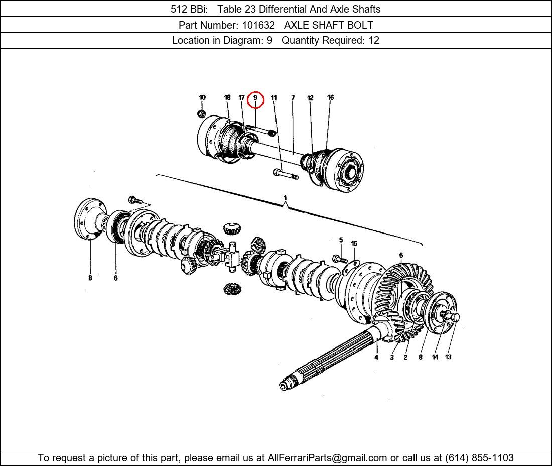 Ferrari Part 101632