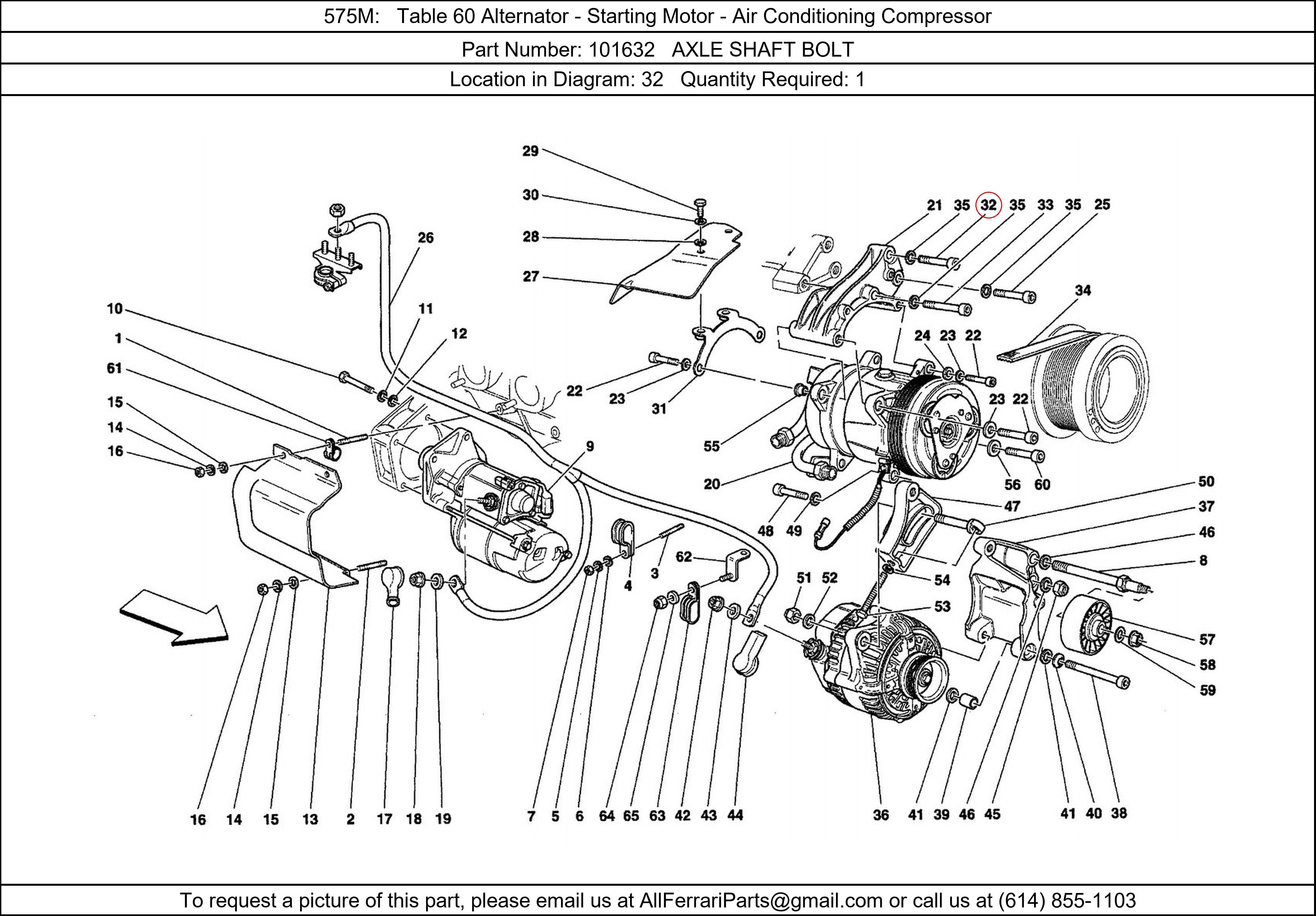 Ferrari Part 101632