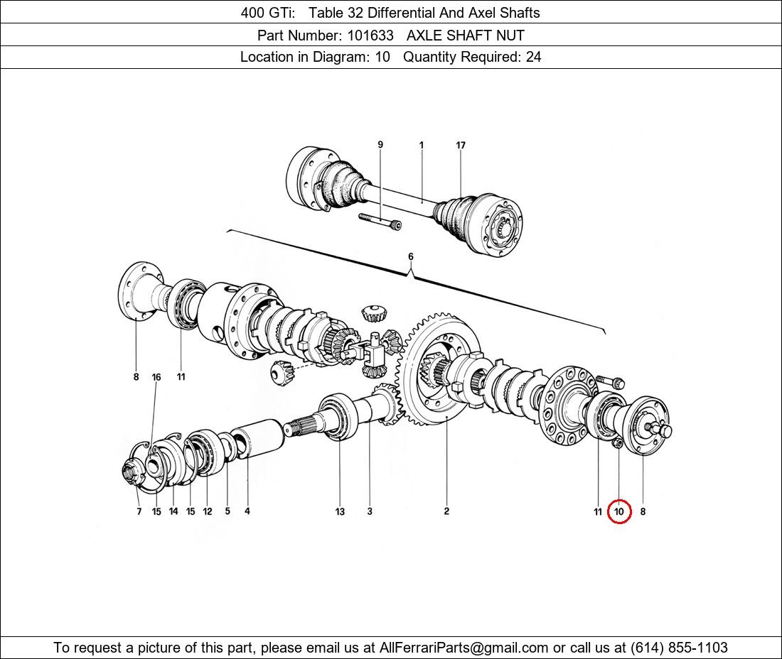 Ferrari Part 101633