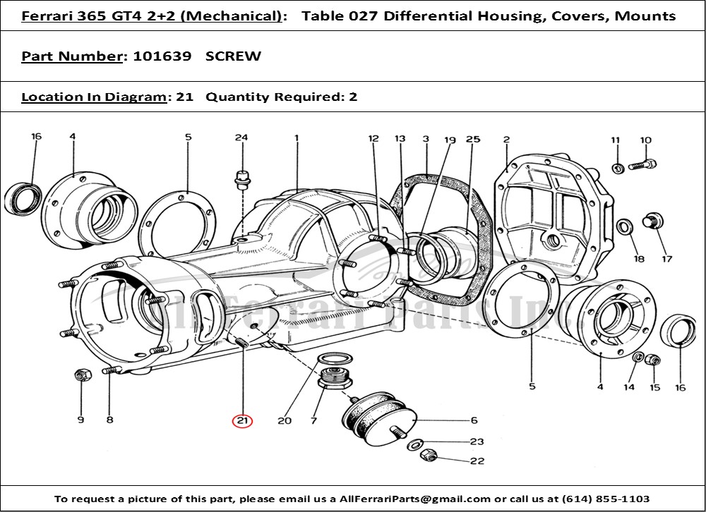 Ferrari Part 101639