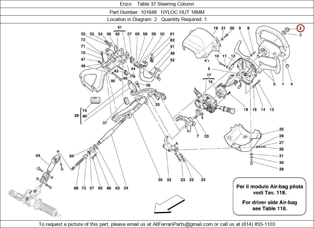 Ferrari Part 101648