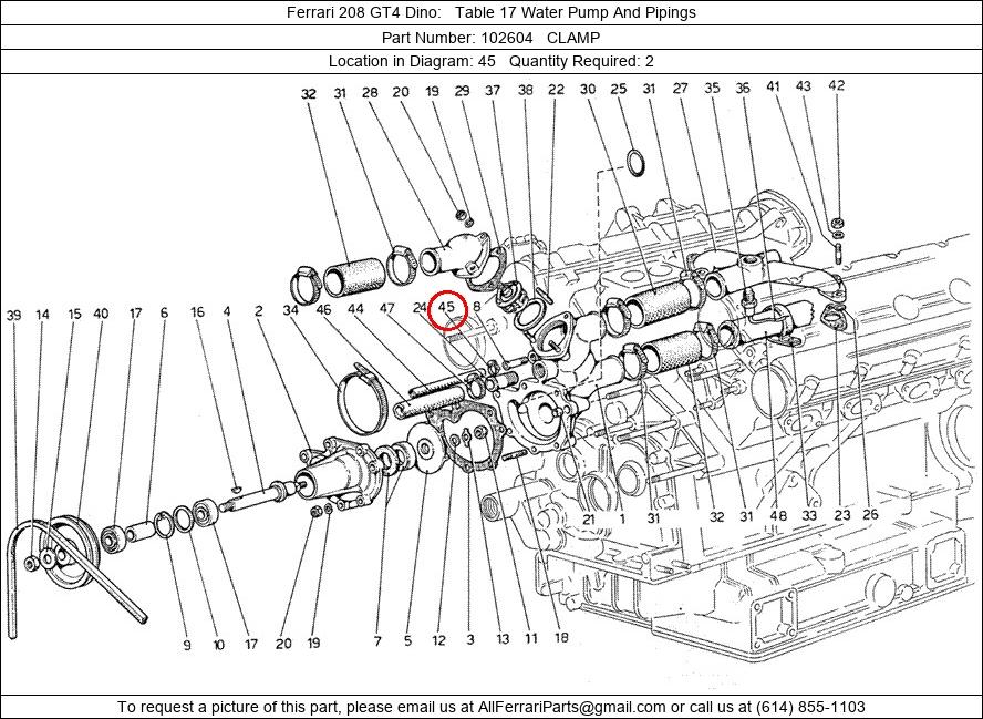 Ferrari Part 102604