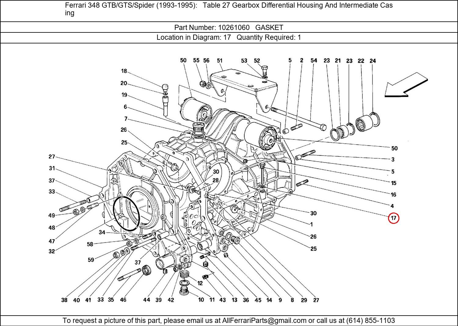 Ferrari Part 10261060