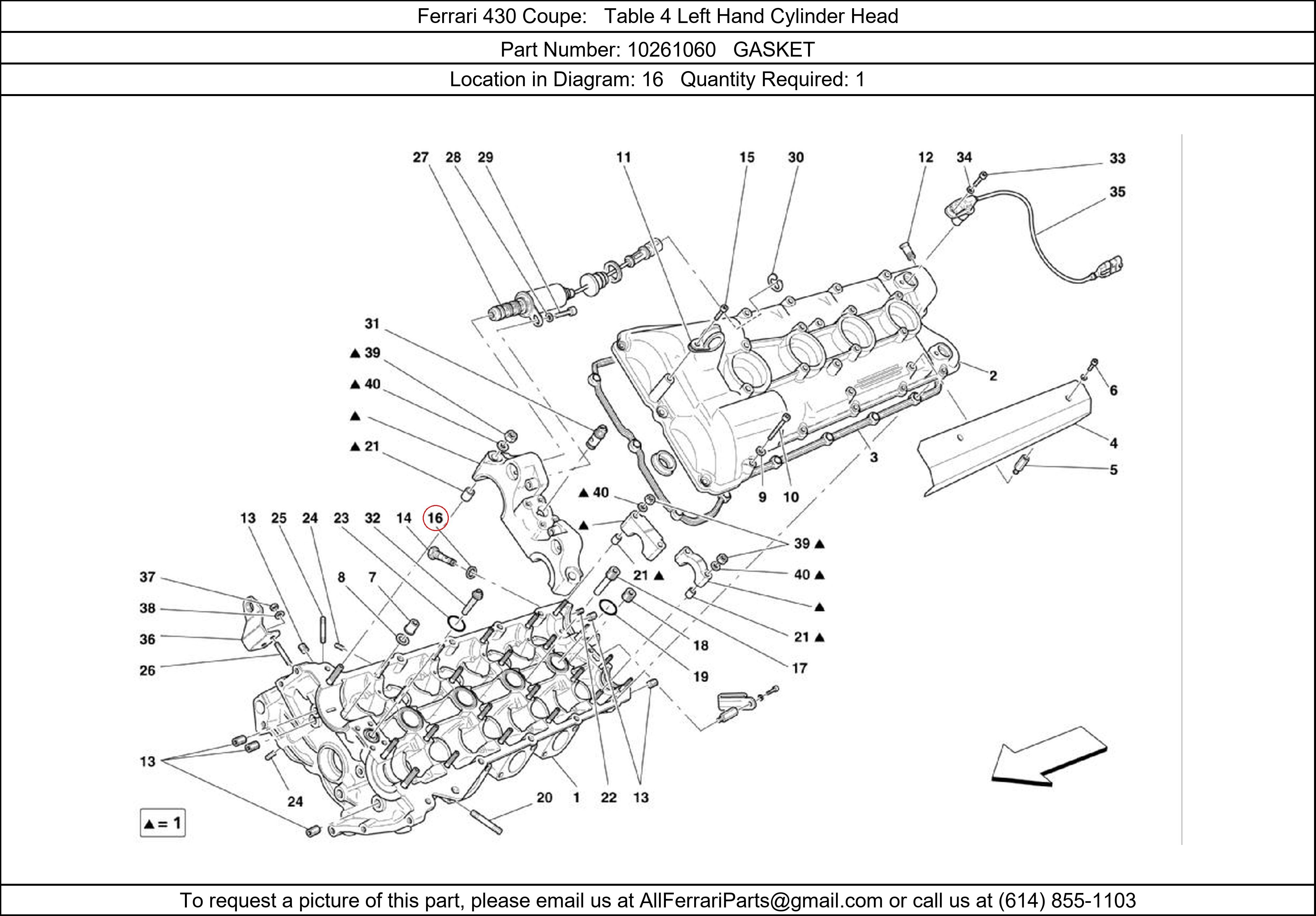 Ferrari Part 10261060