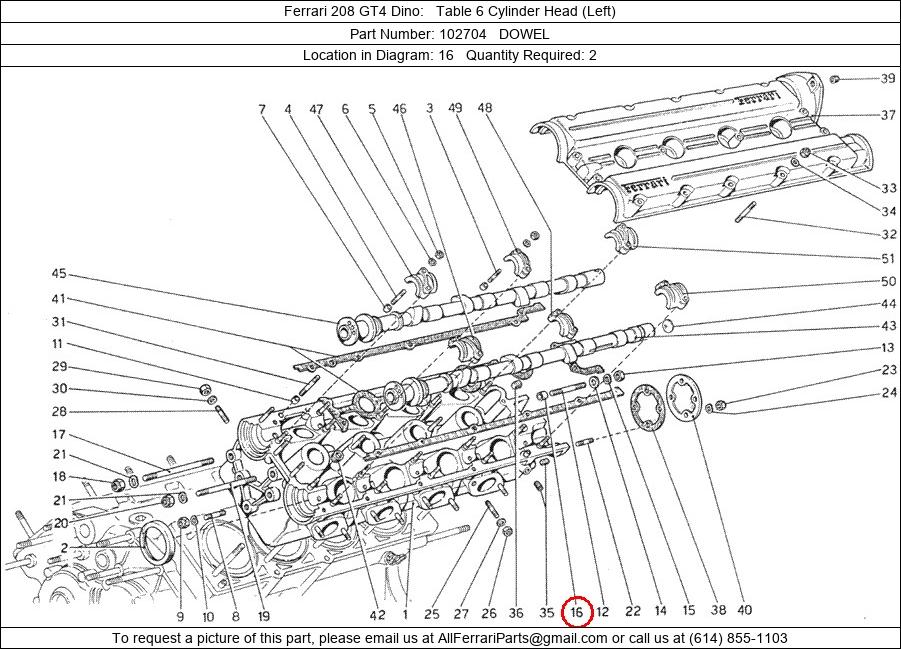 Ferrari Part 102704