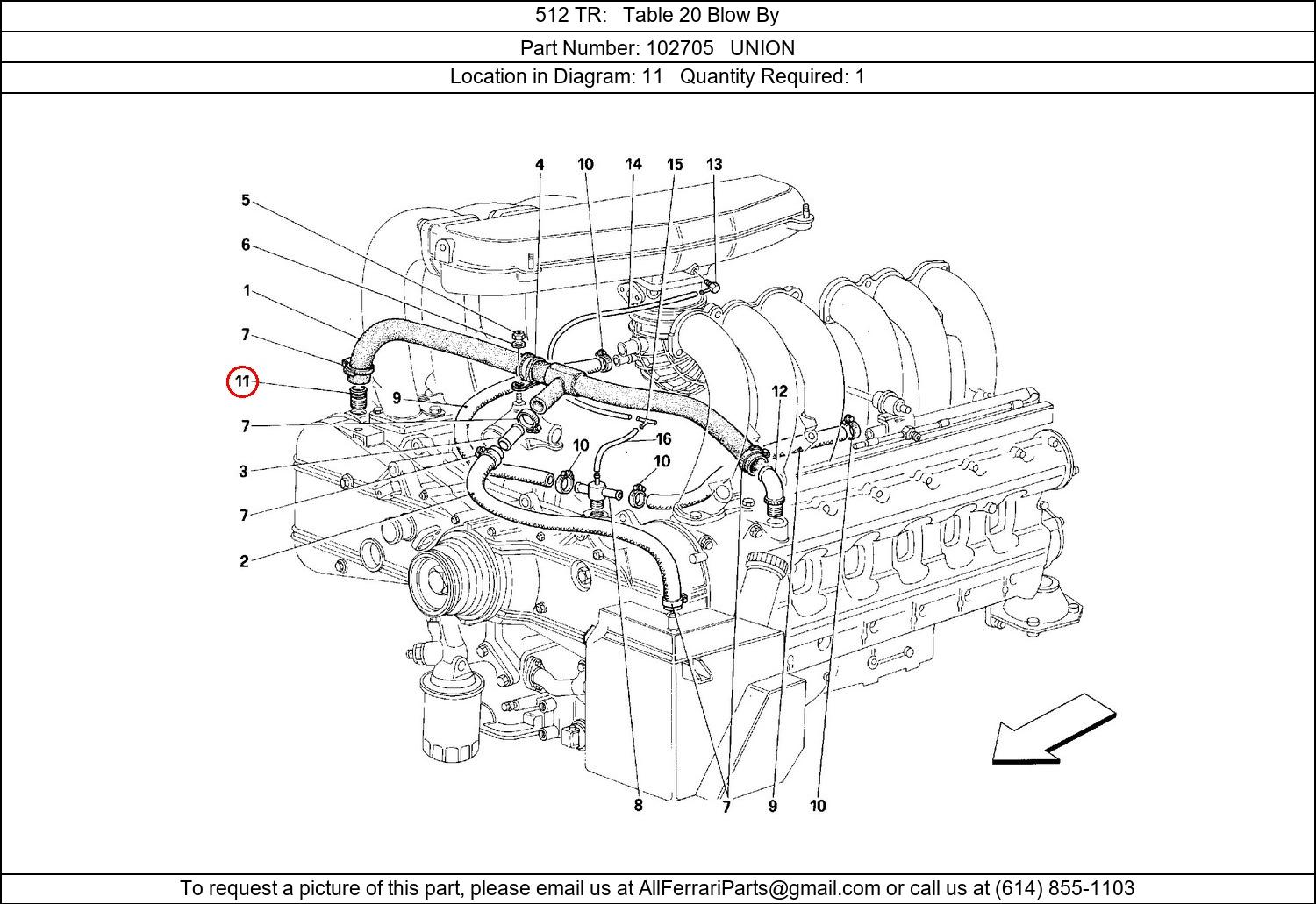 Ferrari Part 102705