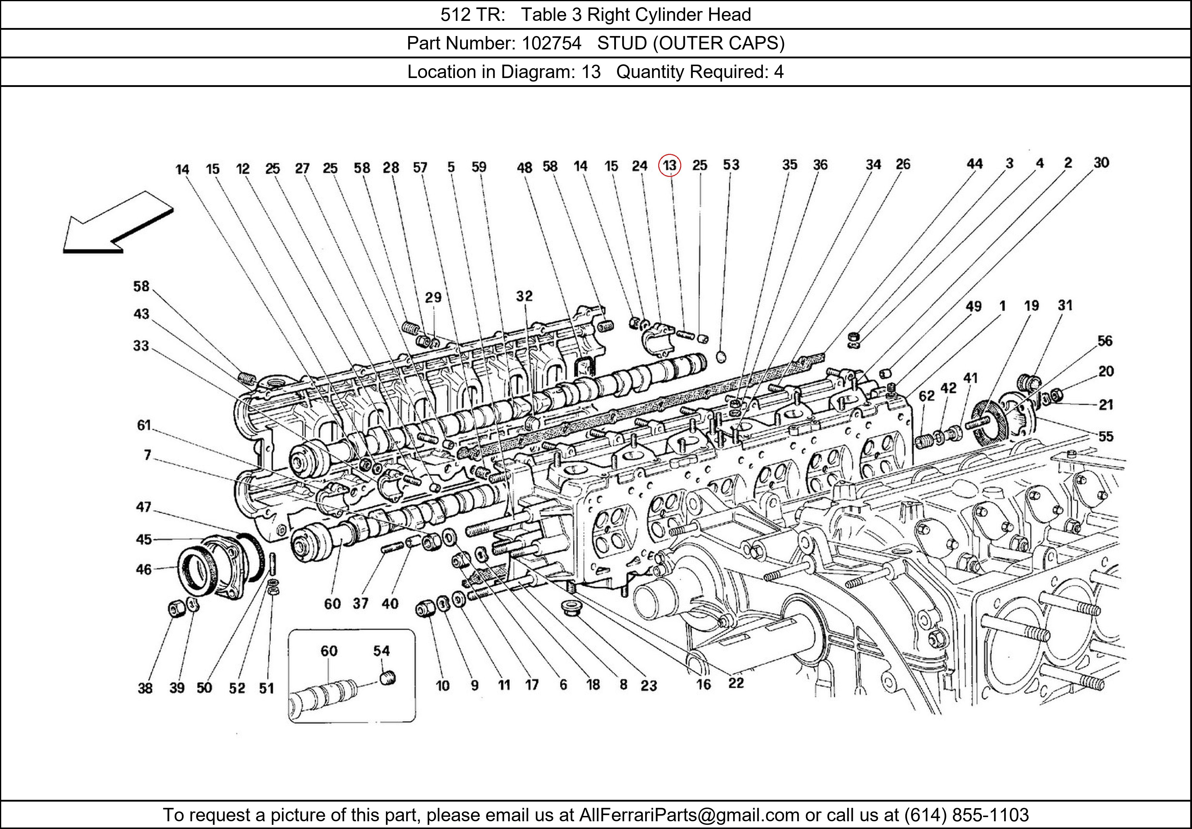 Ferrari Part 102754