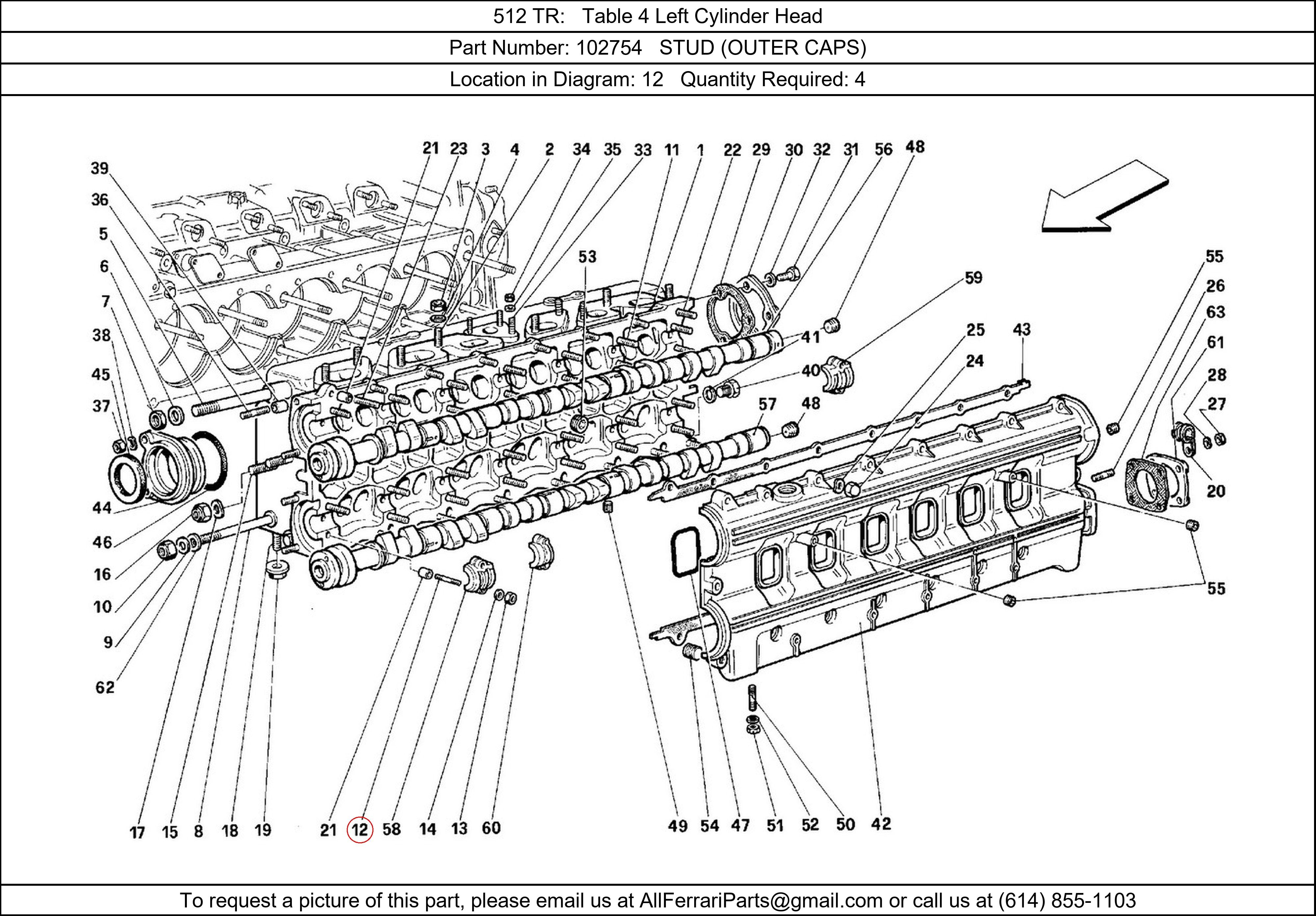 Ferrari Part 102754