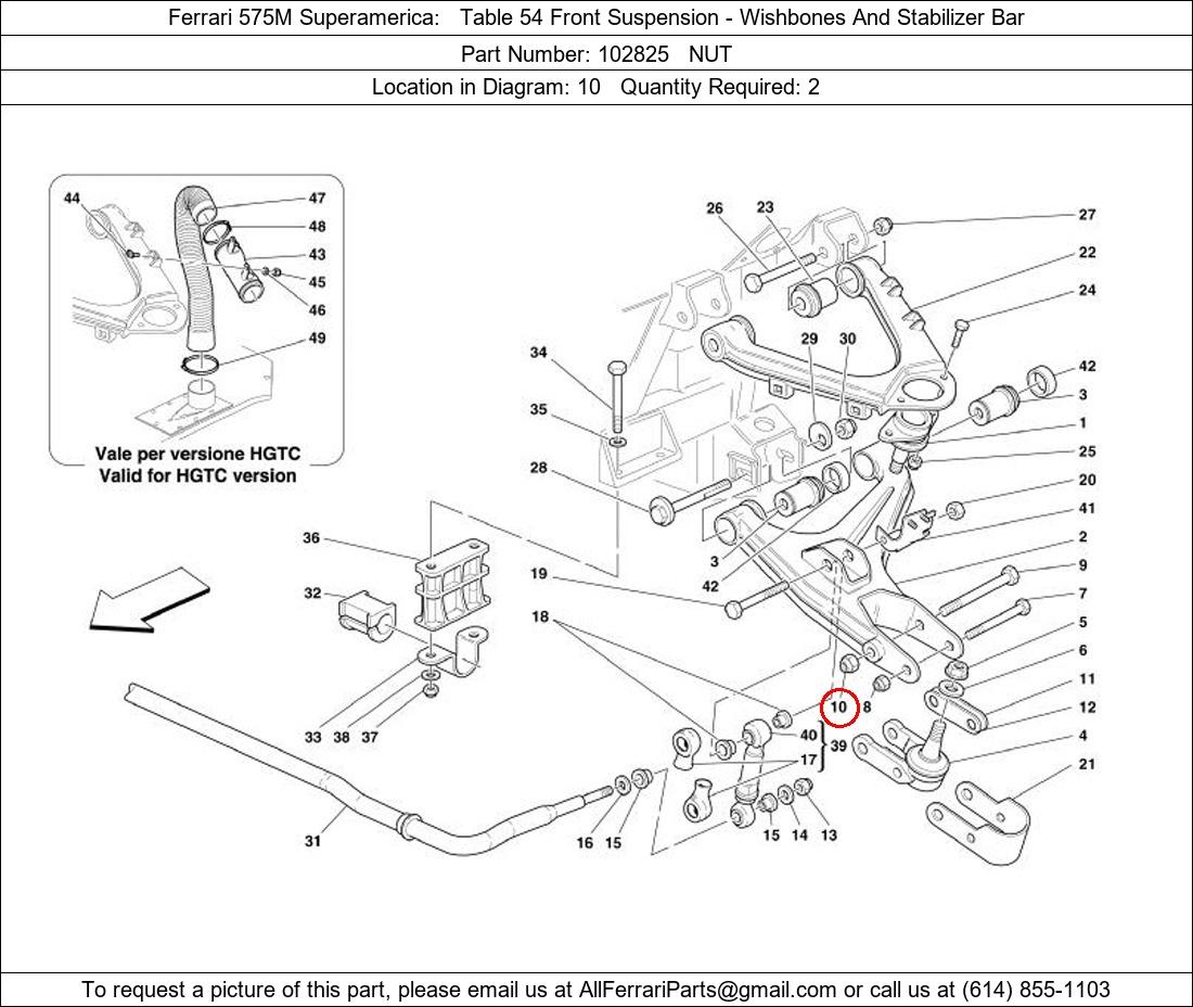 Ferrari Part 102825