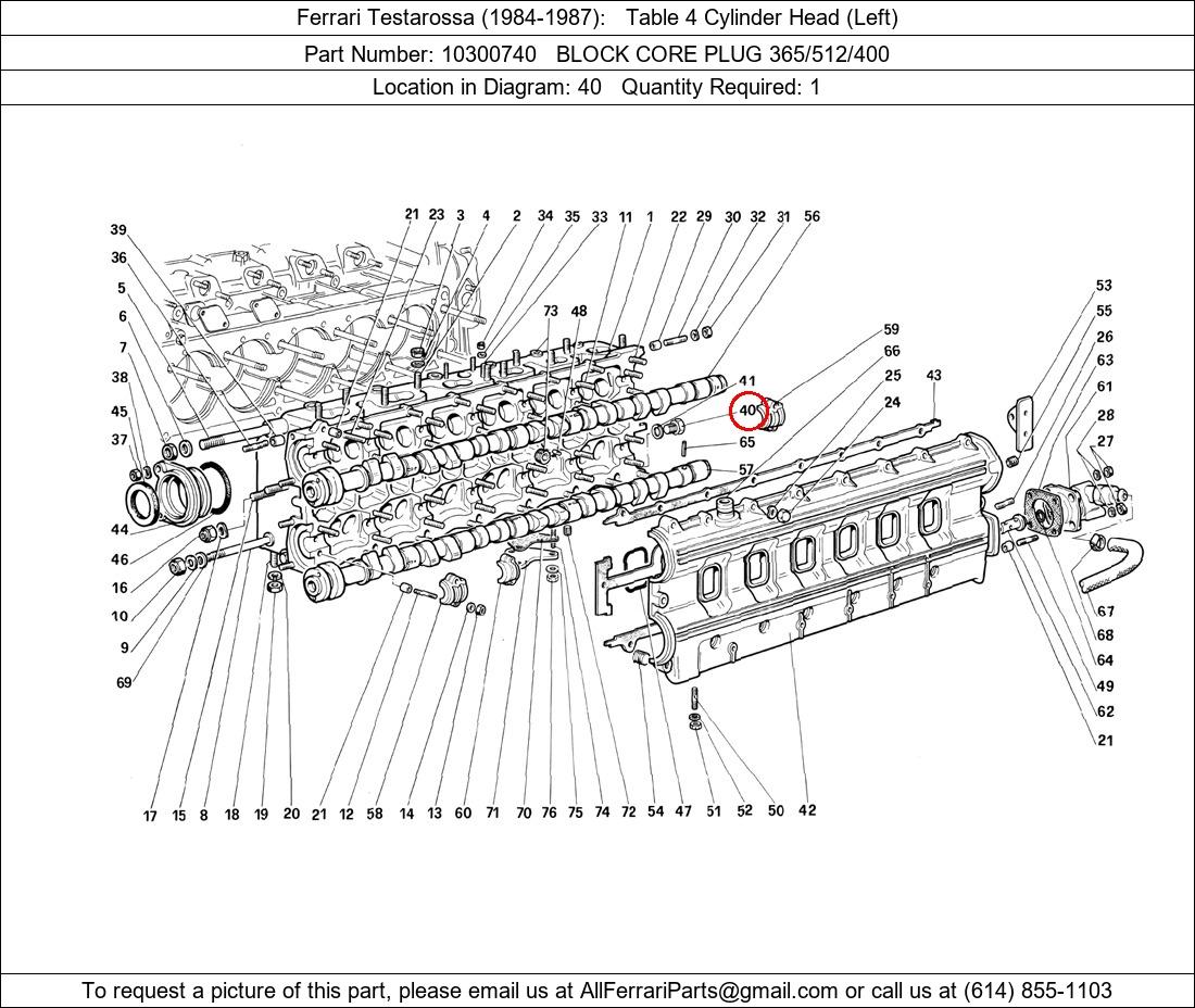 Ferrari Part 10300740