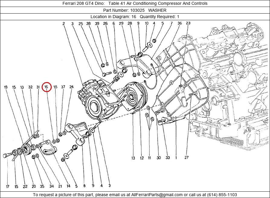 Ferrari Part 103025