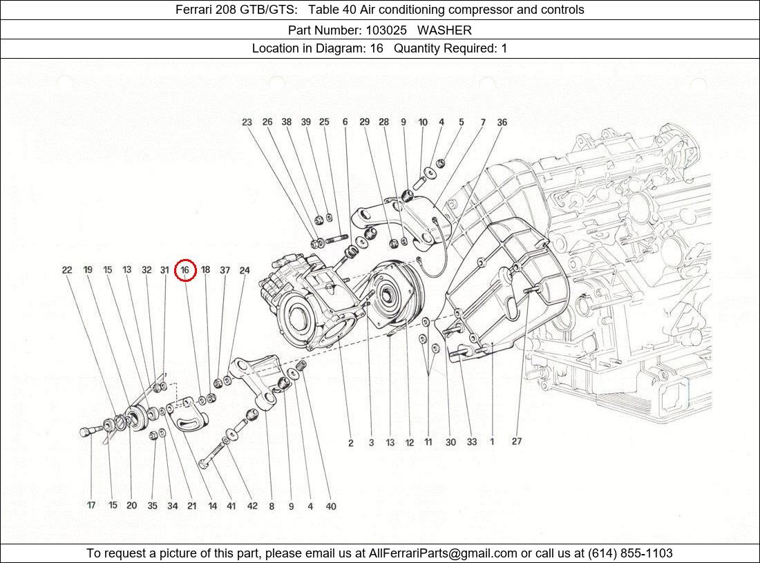 Ferrari Part 103025