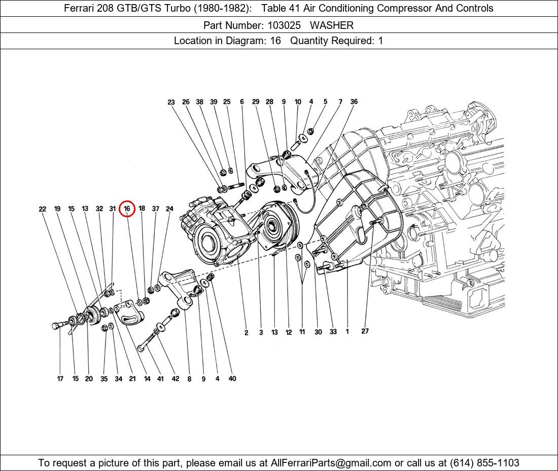 Ferrari Part 103025