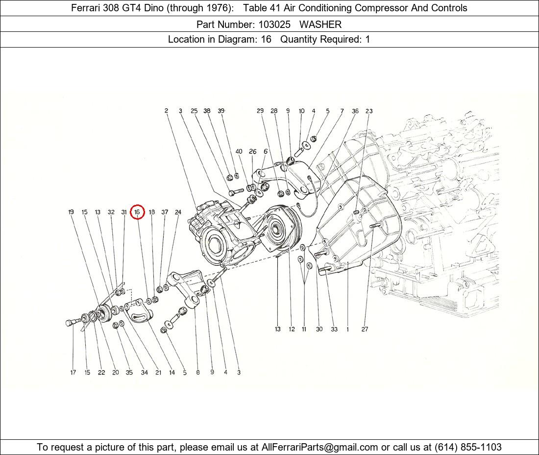 Ferrari Part 103025