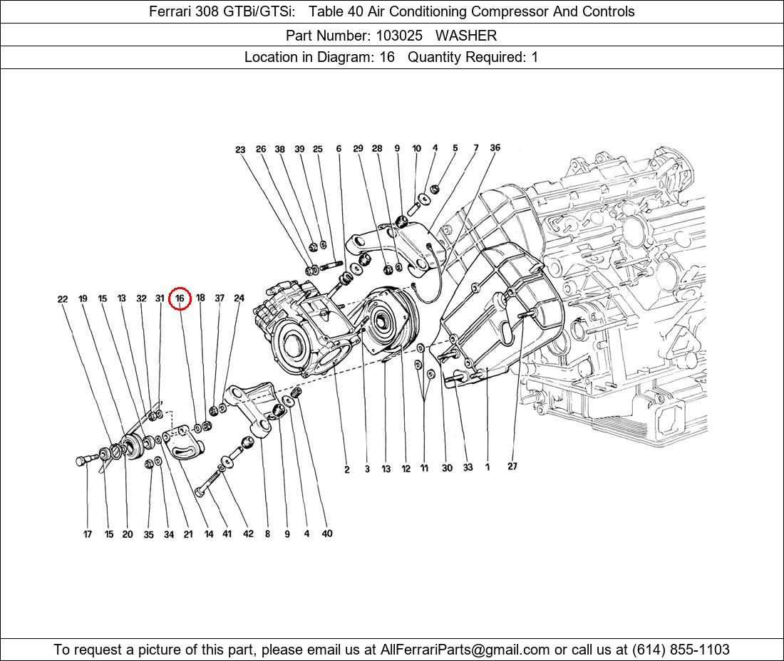 Ferrari Part 103025