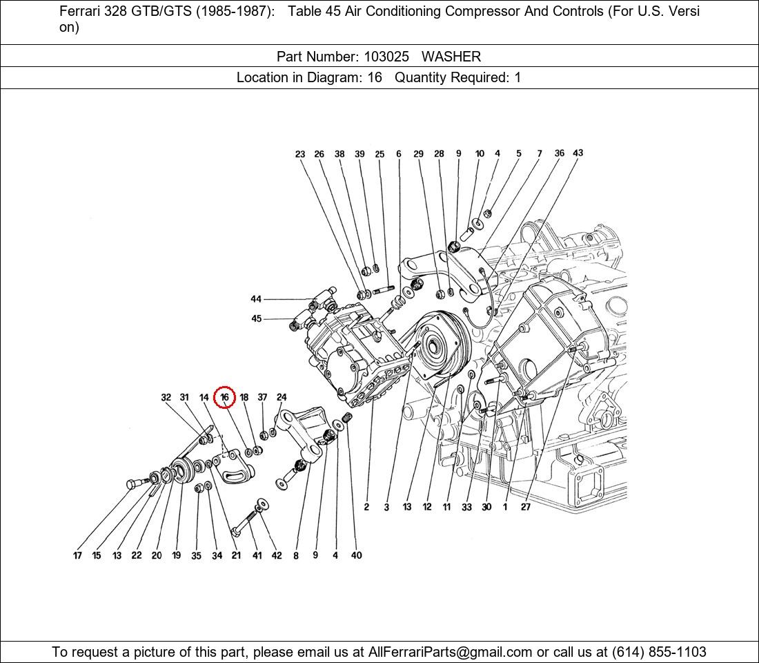 Ferrari Part 103025